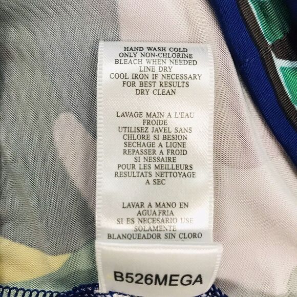 BCBG Maxazria Halter Knit Dress Size XS Multicolored Mini Stretch Open Back - Picture 10 of 16